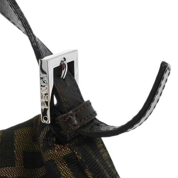 Fendi Brown Canvas Zucca Mamma Baguette Handbag - Picture 7 of 11
